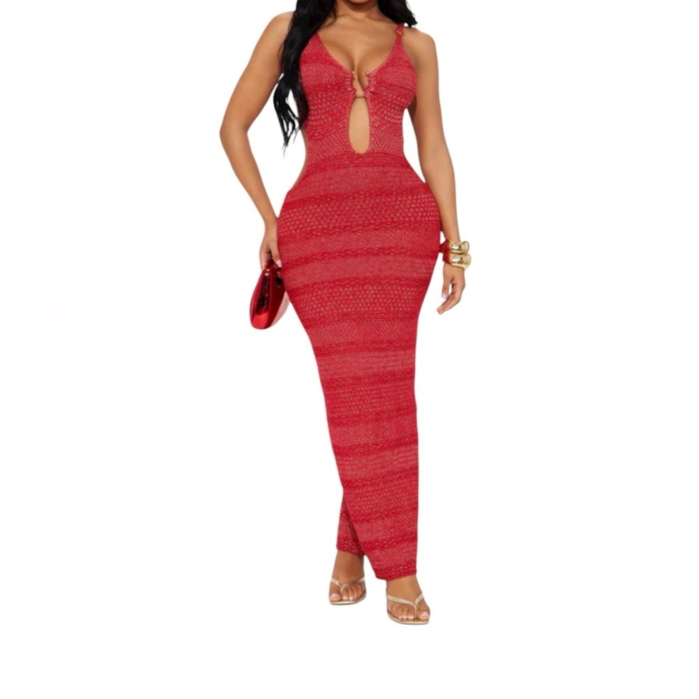 Fashion nova red dress